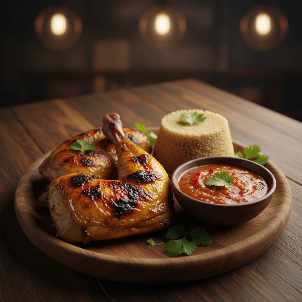 Poulet braisé